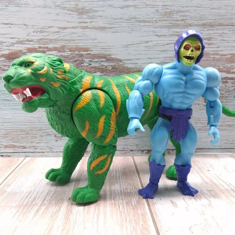 Mattel 2020 Masters Of The Universe Battle Cat & Skeletor MOTU (Figures Only)